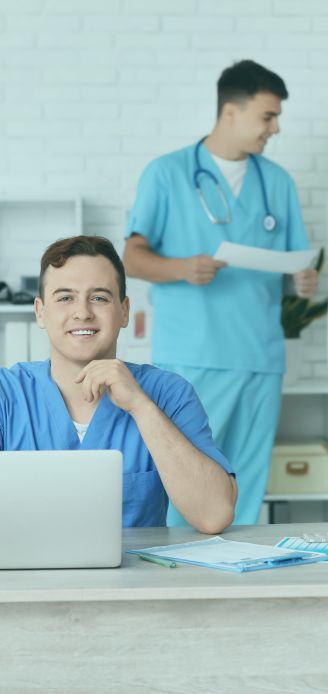 Medicine English/German program illustration